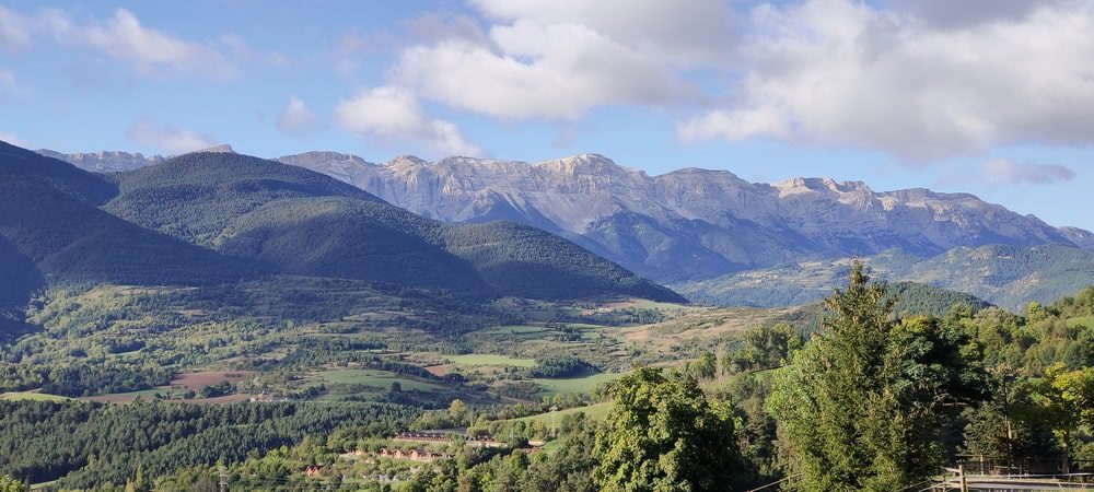 Looking towards the Sierra de Cadi