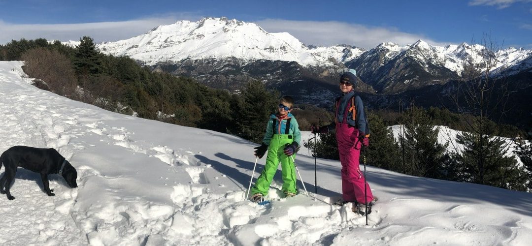 A weekend snowshoeing