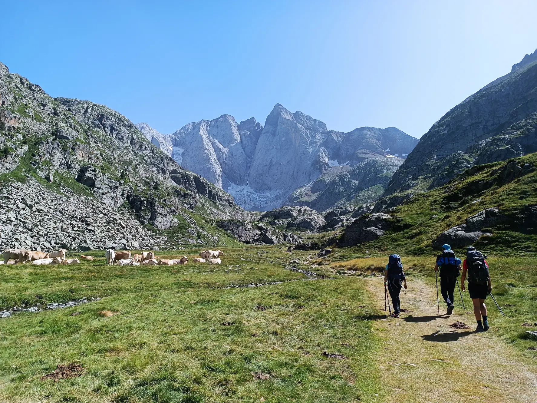 French Pyrenees guided walking holiday in Gavarnie