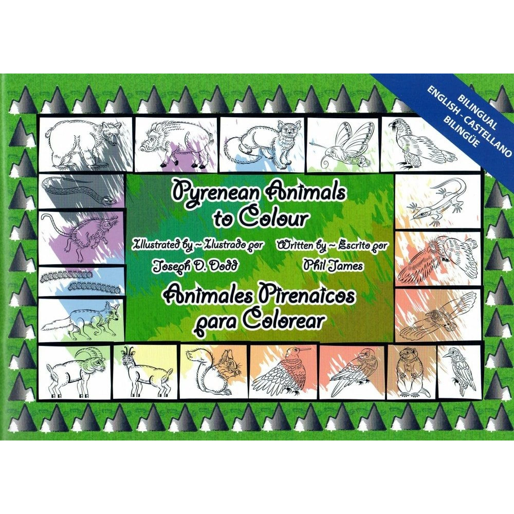 Pyrenees Wild Animals Colouring Book