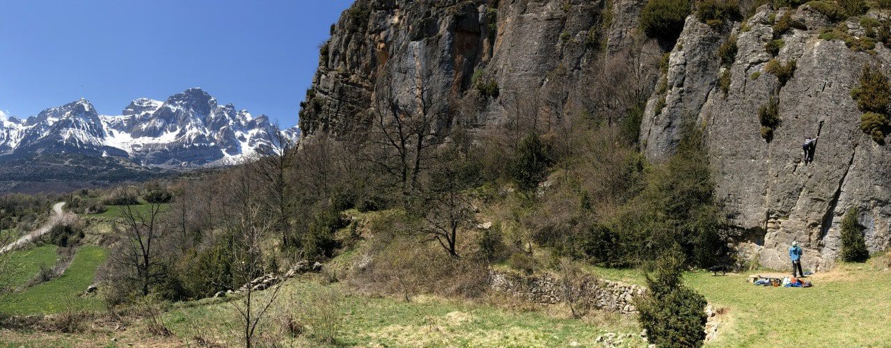 Family climbing in the Pyrenees