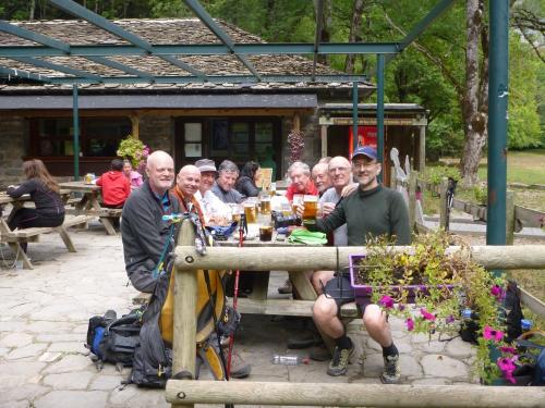 Group of friends after a hut to hut trip in Ordesa