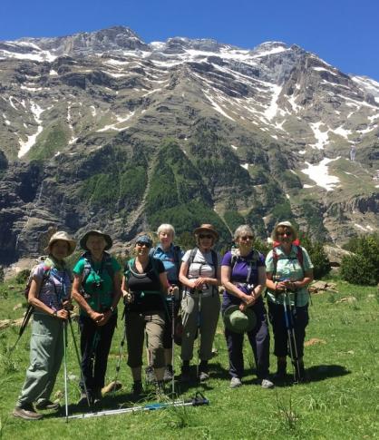 Group in Valle de Pineta