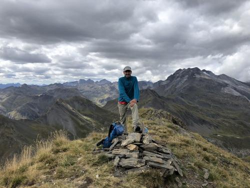 On the summit of Soum Blanc