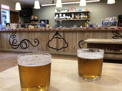 A celebratory beer!