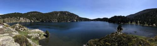 Estany de la Pradella on the French side of the range