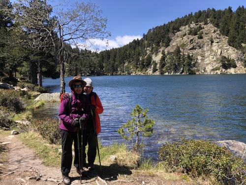 The lakes near Refugio Malniu