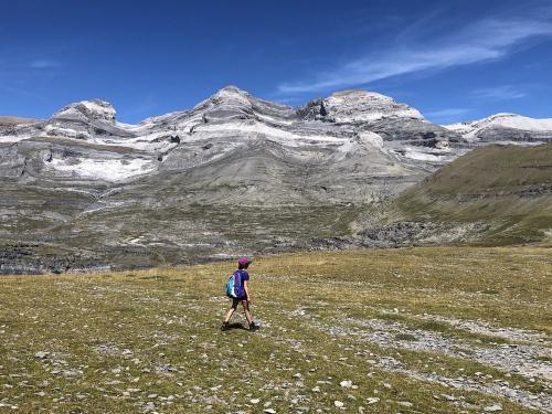 Isabel with Monte Perdido behind
