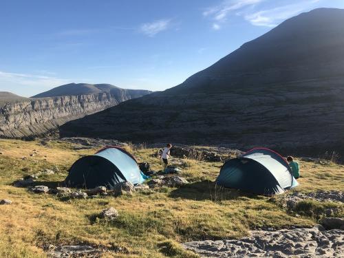 Our tents above the Ordesa Canyon
