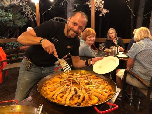 The evening meals are a highlight of this trip