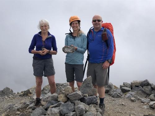 On the summit of Pico Anayet