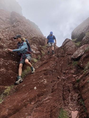 On the red slate of Anayet