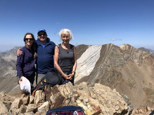 On the summit of Garmo Negro