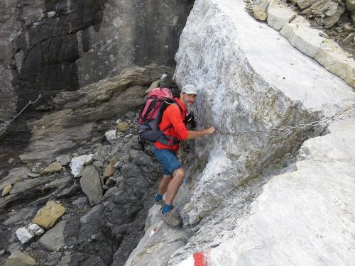 The chains on the Faja de las Olas