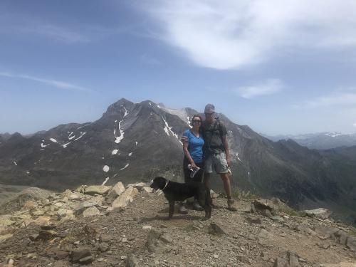 At the Collado de Brazato with Vignemale behind