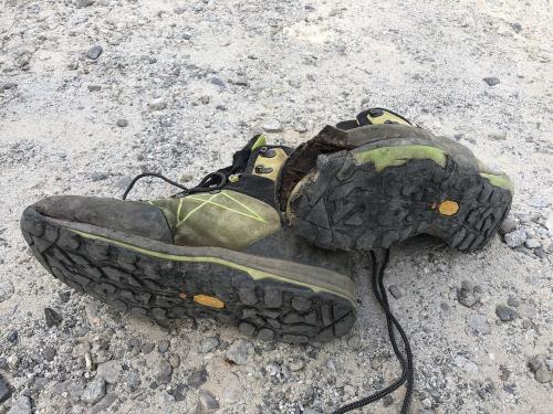 Broken boots....