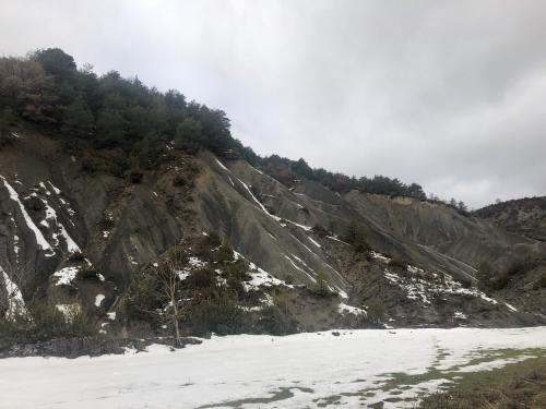 the rock known as 'margas' or badlands