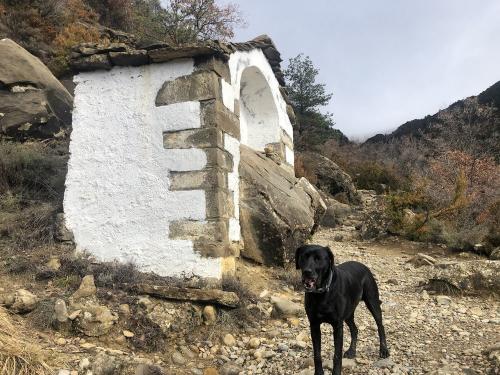 Rock shrine on the route