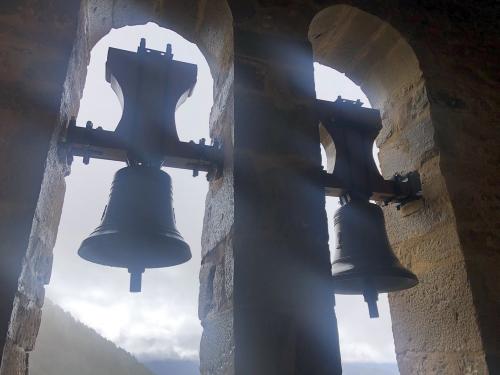The bells at the entrance to the Ermita