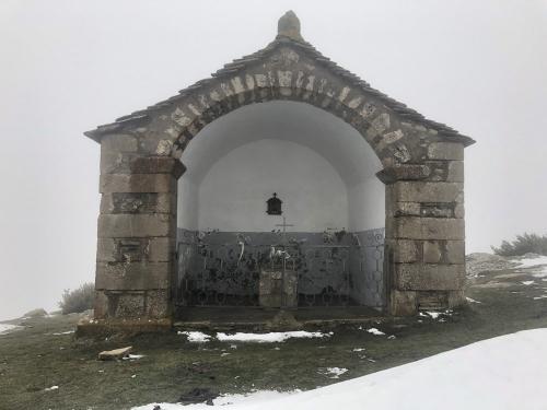 The 'Zoque' or shrine on the plateau at the top.