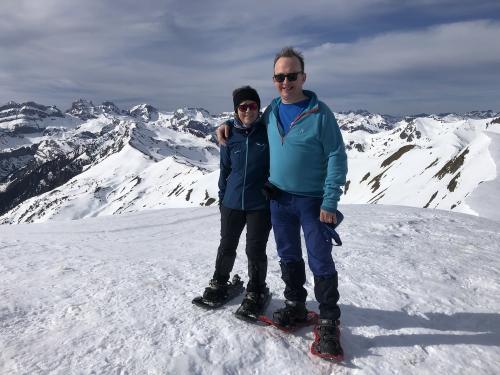 snow shoeing guided holiday