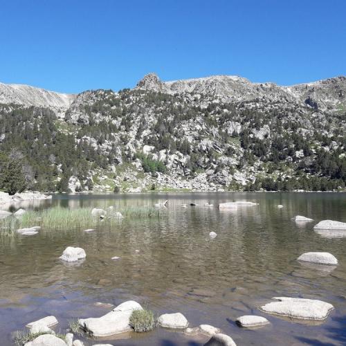 Tossa Plana from teh lake of Orri