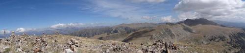 Vistas over Andorra from the summit of Perafita
