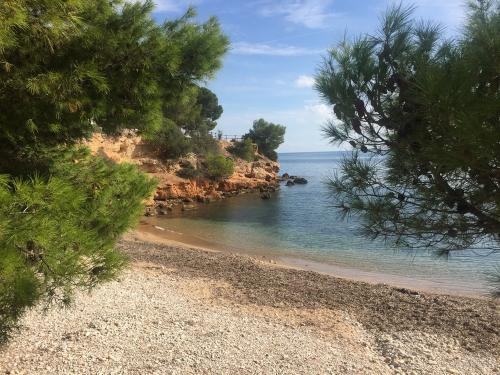 Inviting beaches on the GR-92