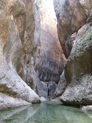 The end of the Parrissal Gorge