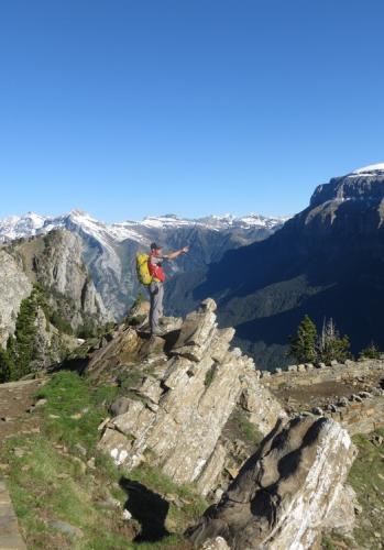 At the miradors de Ordesa