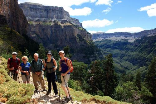 On the Faja Racon in the Ordesa Valley