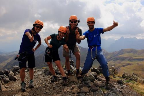 In the summit of Pic Anayet