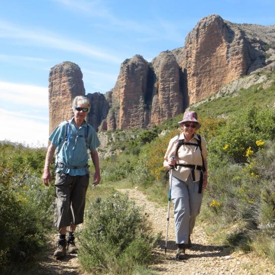 Walking in Mallos de Riglos