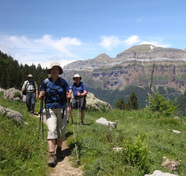 In the cliffs of Ordesa