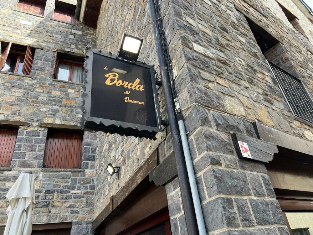 Self guided hiking holidays La Borda restaurant