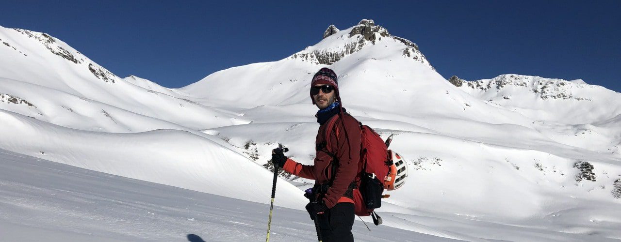 Ski touring in the Pyrenees with David